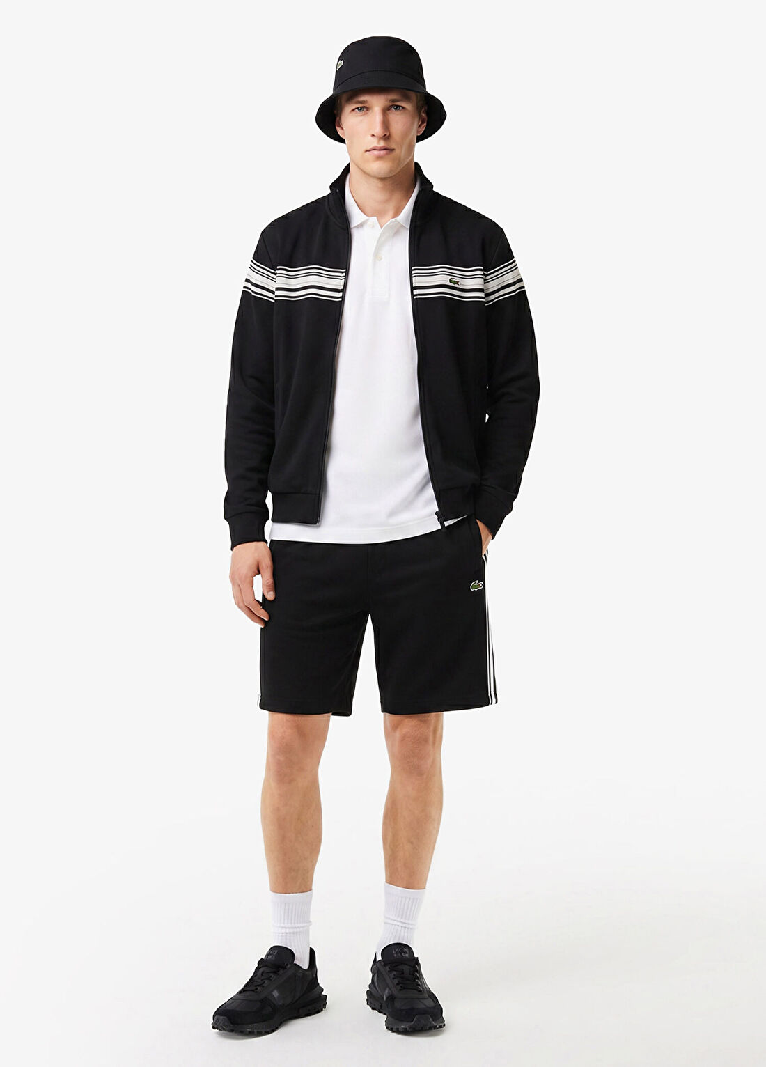 Lacoste Siyah Regular Fit Erkek Şort