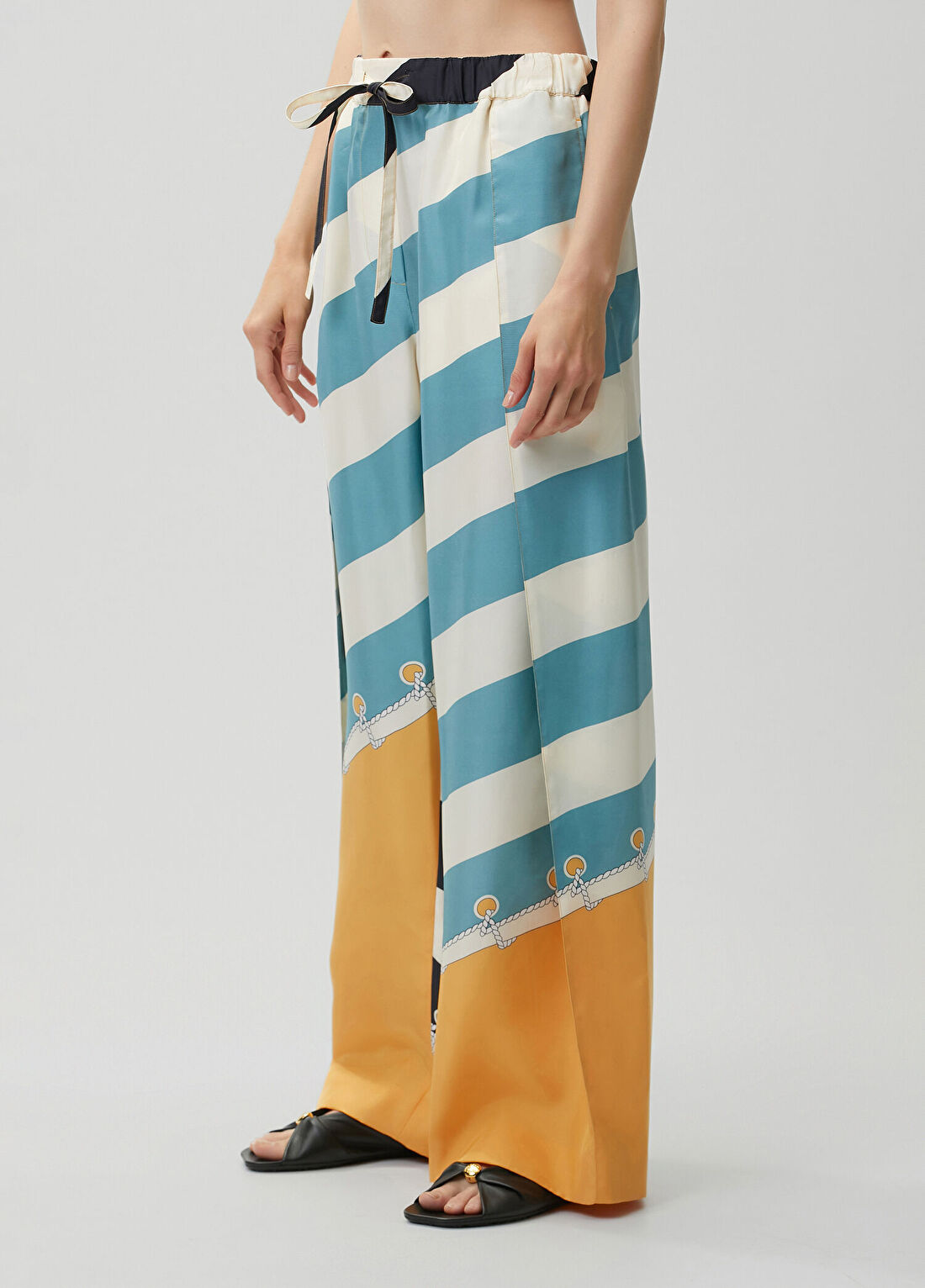 Loewe Colorblocked İpek Pantolon görsel 2
