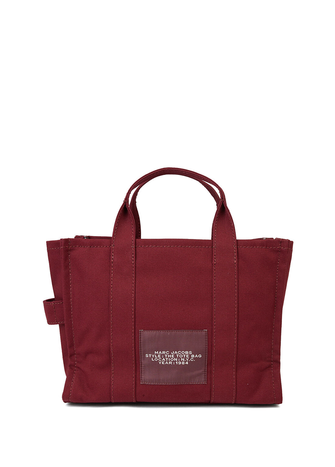 Marc Jacobs Bordo Medium Kadın Kanvas Tote Çanta görsel 4