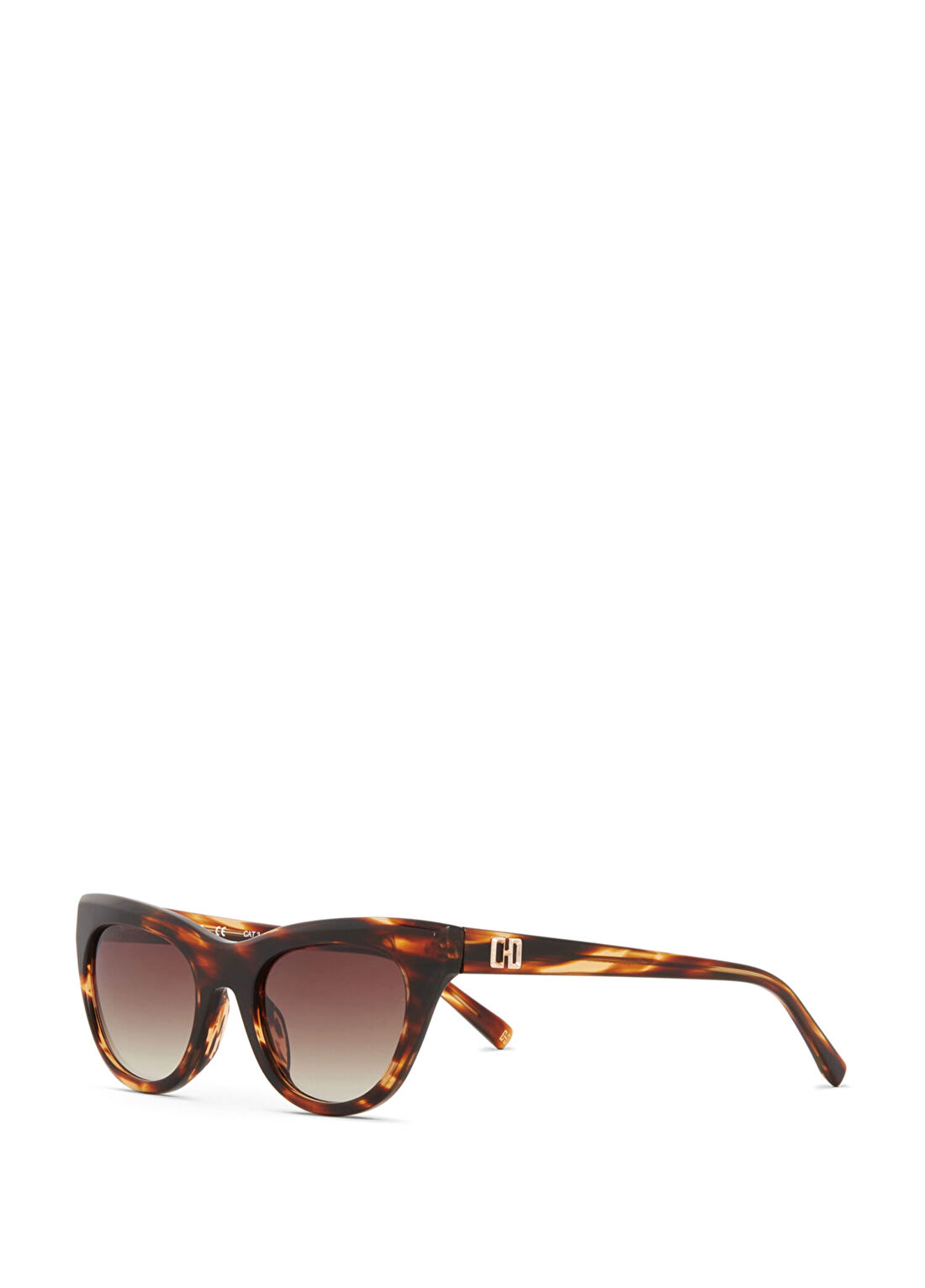 Hermossa Hm 1681 C2 Cat Eye Havana Asetat Kadın Güneş Gözlüğü