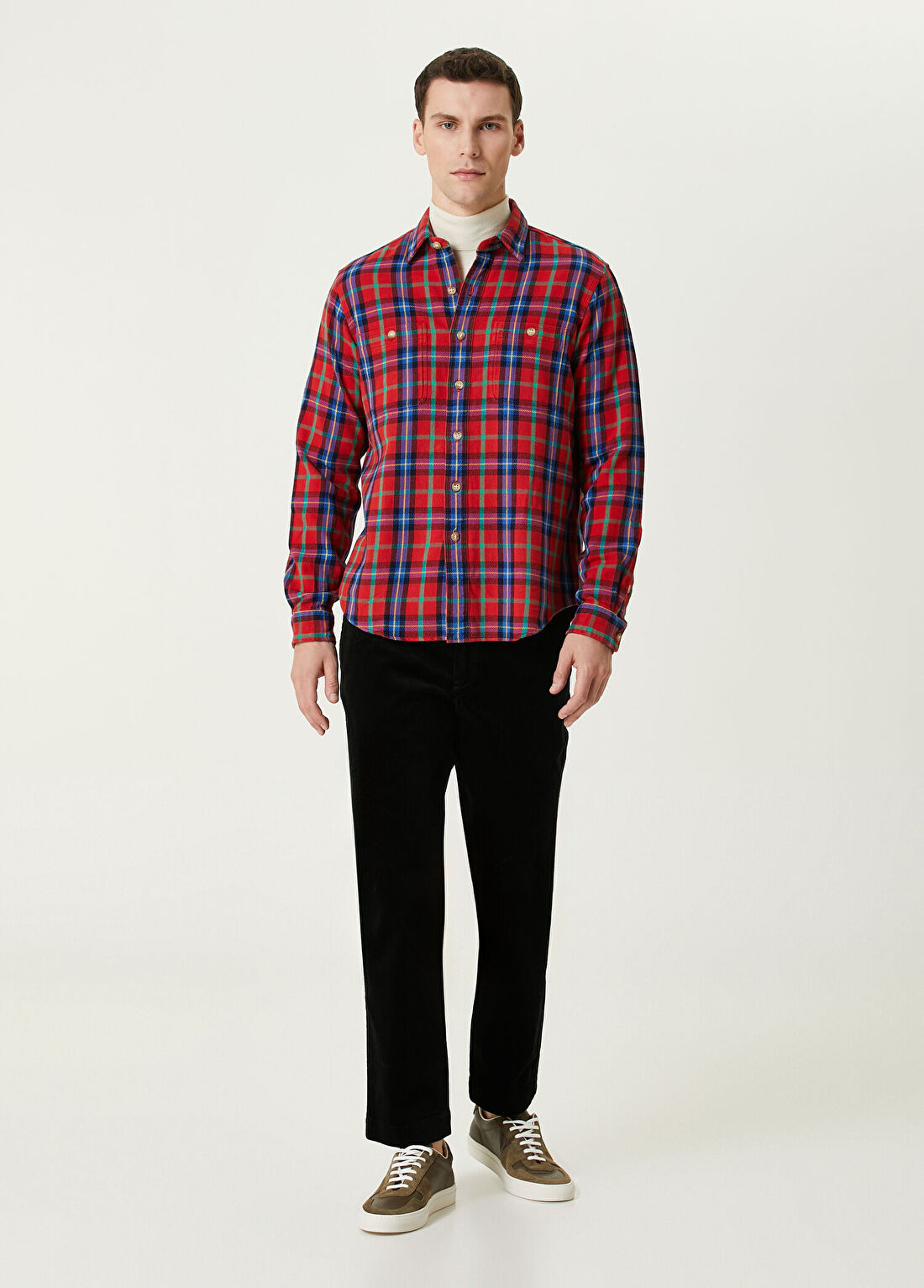 Polo Ralph Lauren Siyah Kadife Pantolon