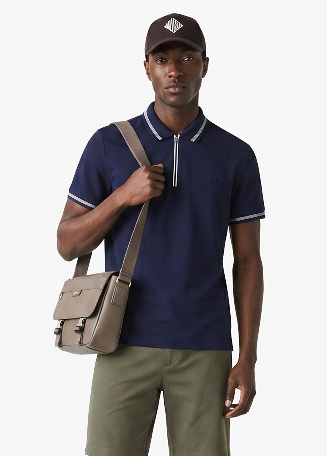Lacoste Lacivert Regular Fit Polo Yaka Kısa Kollu Erkek T-Shirt