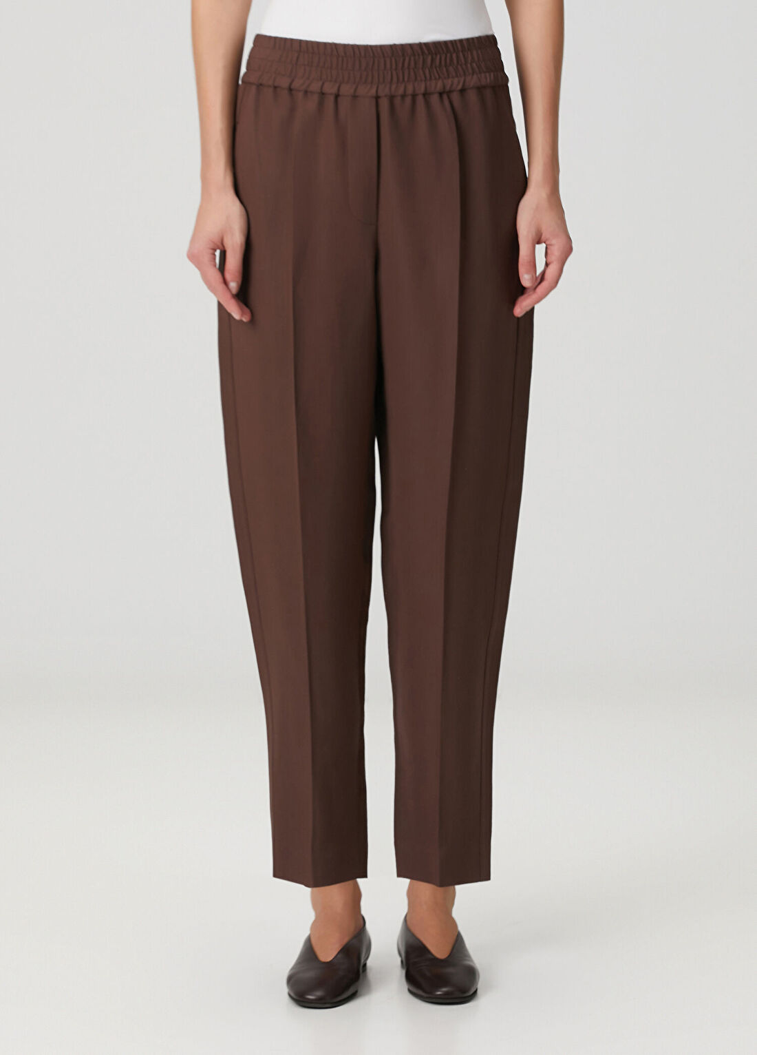Brunello Cucinelli Kahverengi Pantolon görsel 2