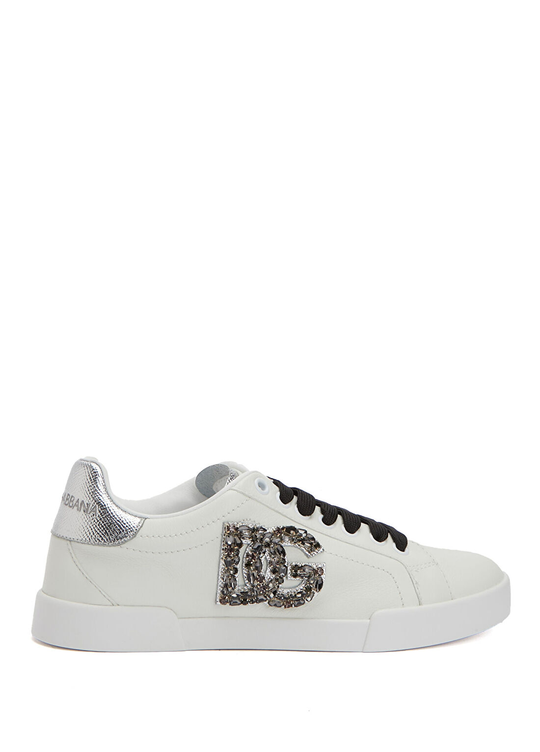 Dolce&Gabbana Portofino Beyaz Kadın Deri Sneaker