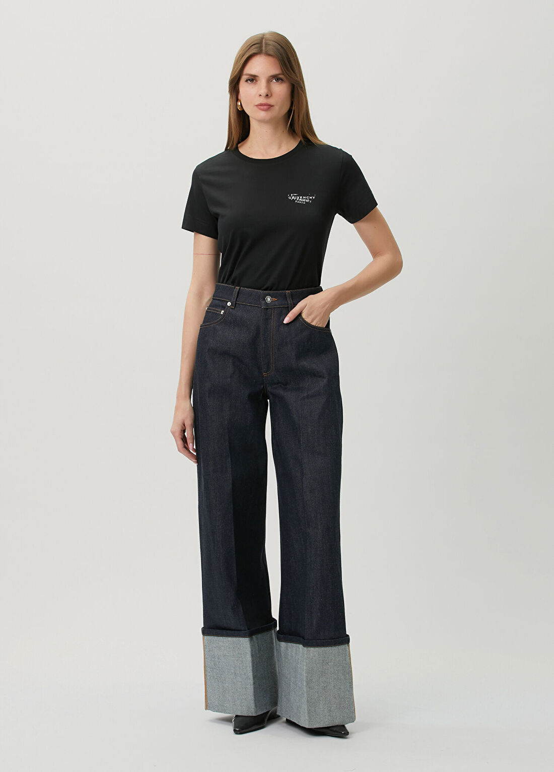 Givenchy Koyu Mavi Jean Pantolon