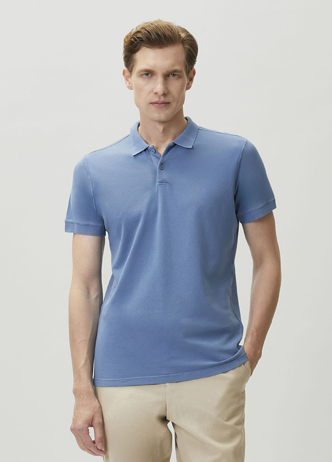 Fradi Indigo Polo Yaka T-shirt