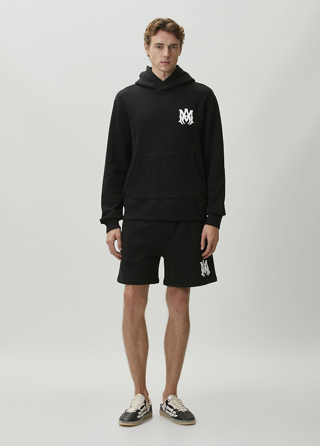 Amiri Siyah Kapüşonlu Sweatshirt görsel 2