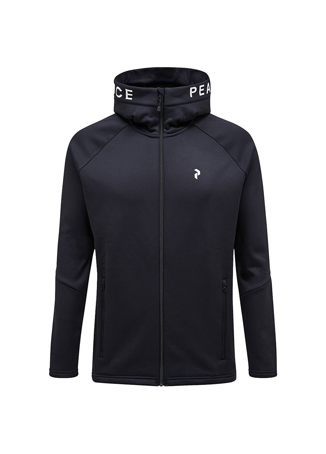 Peak Performance Rider Zip Hood Fleece Siyah Kapüşonlu Erkek Spor Sweatshirt
