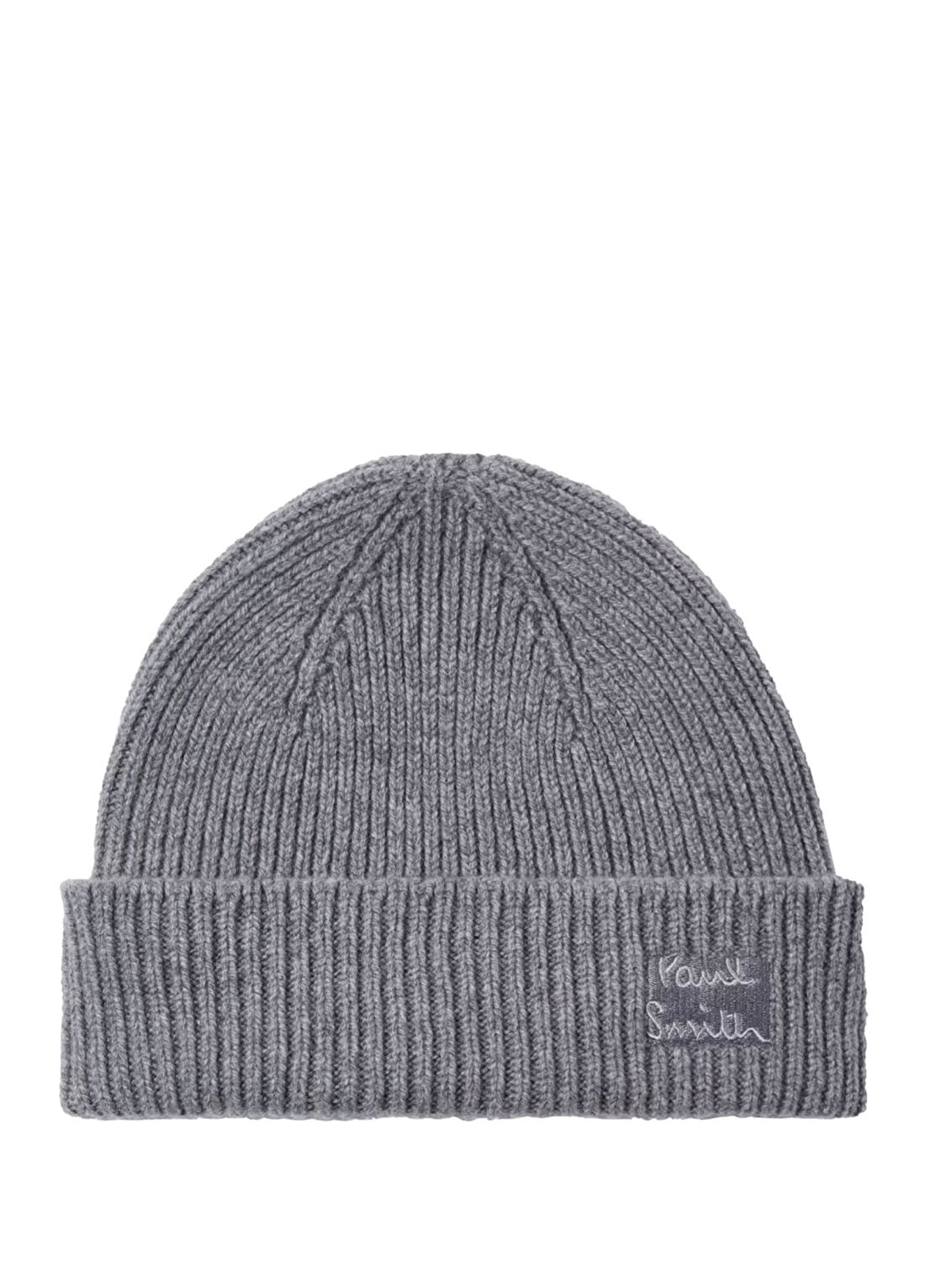 Paul Smith Gri Erkek Kaşmir Bere