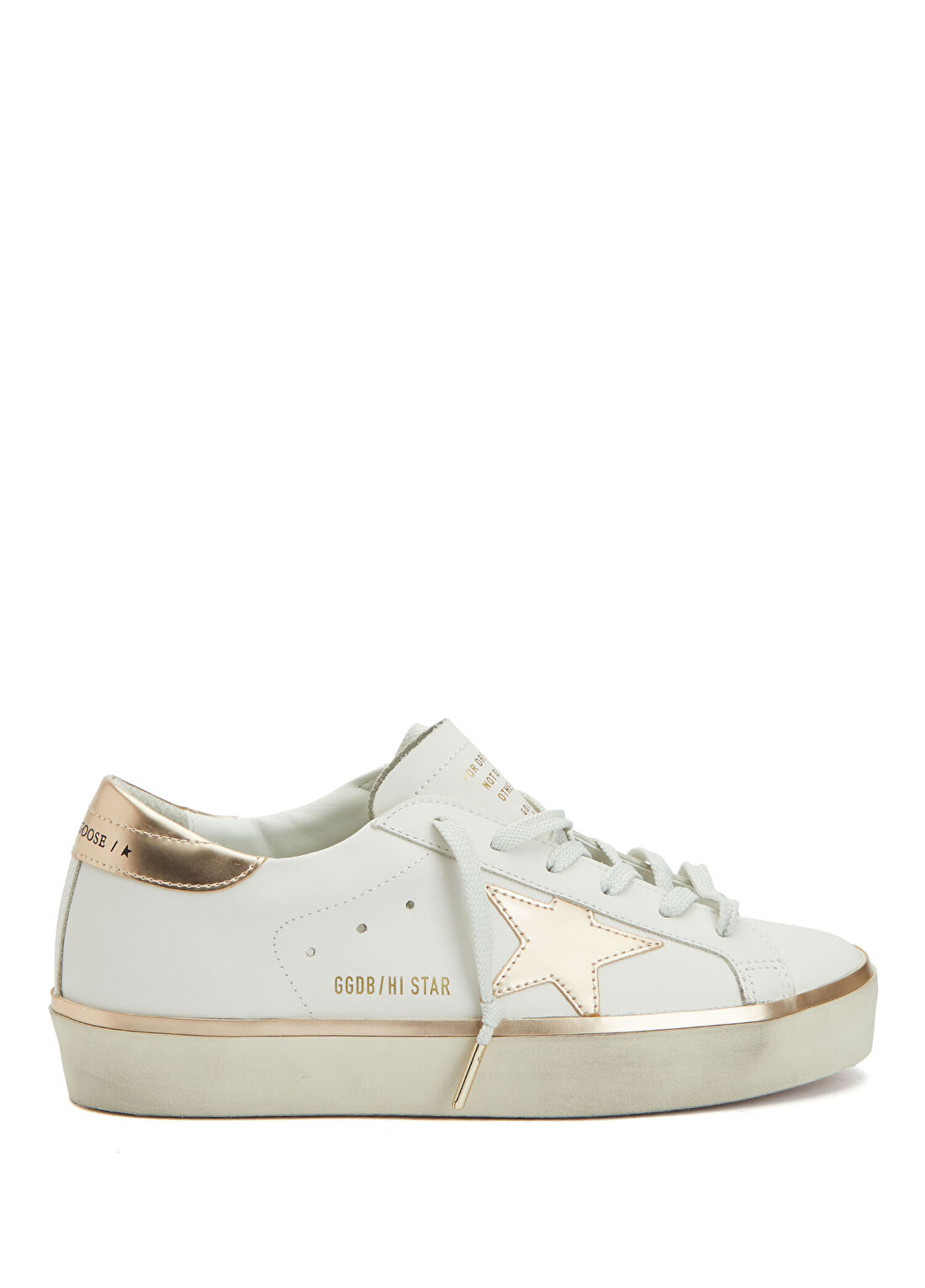 Golden Goose Hı Star Beyaz Kadın Deri Sneaker