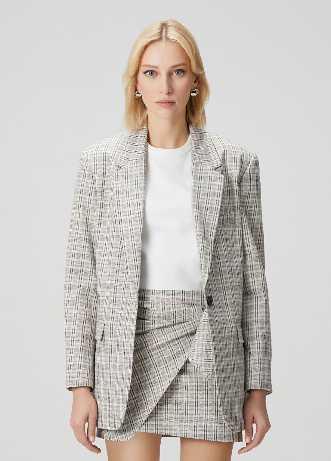 Marant Etoile Selda Ekoseli Blazer