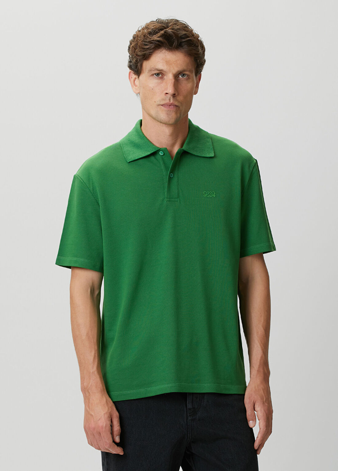 Loewe Yeşil Polo Yaka T-shirt