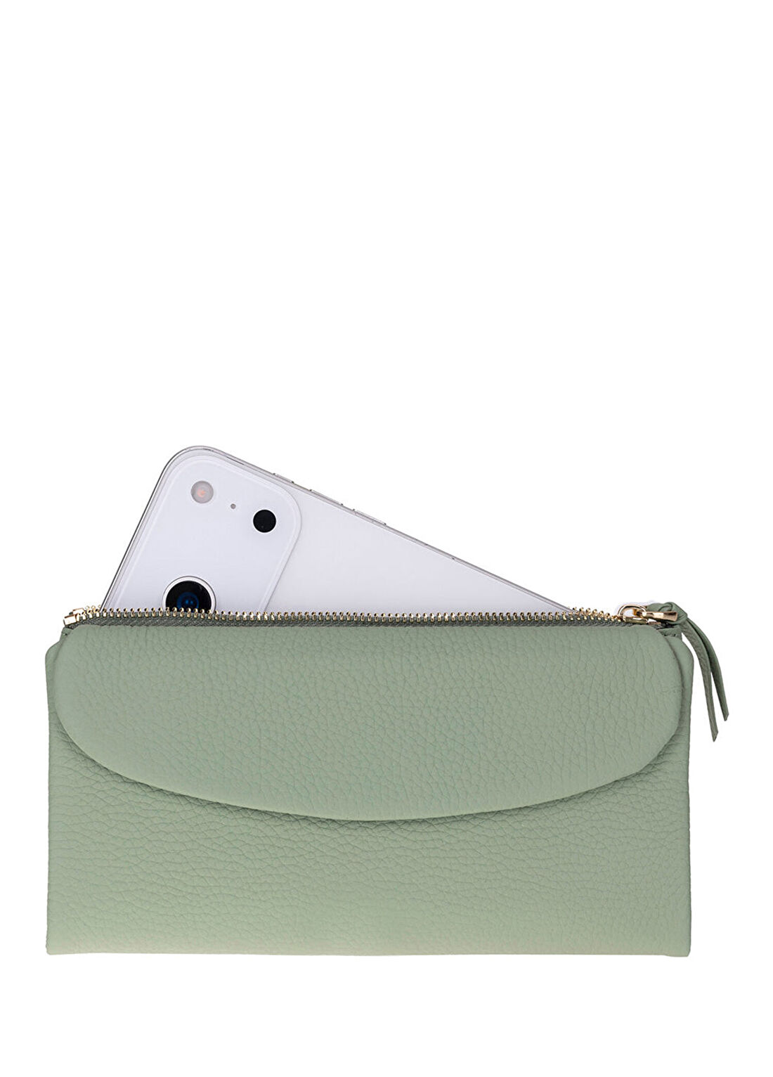 Bloominbag Élia Soft Matcha Su Yeşili Deri Kadın Cüzdan & Clutch görsel 3