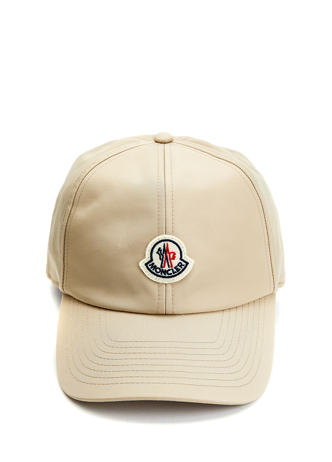 Moncler Bej Logo Detaylı Kadın Şapka görsel 2