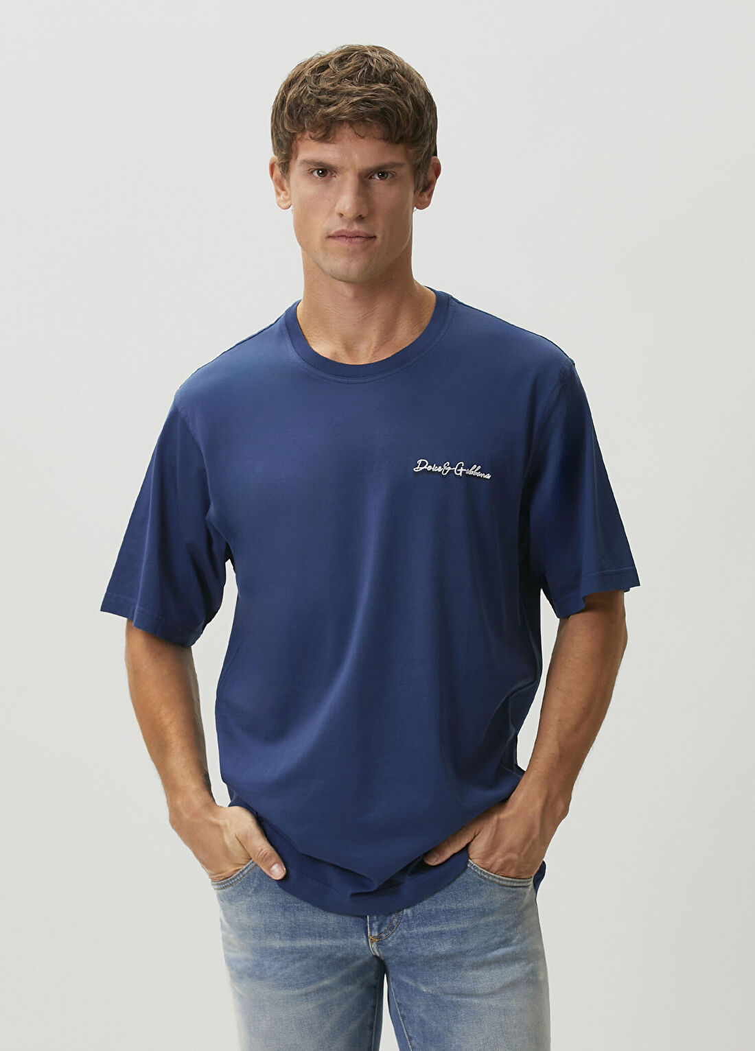Dolce&Gabbana Koyu Mavi T-shirt