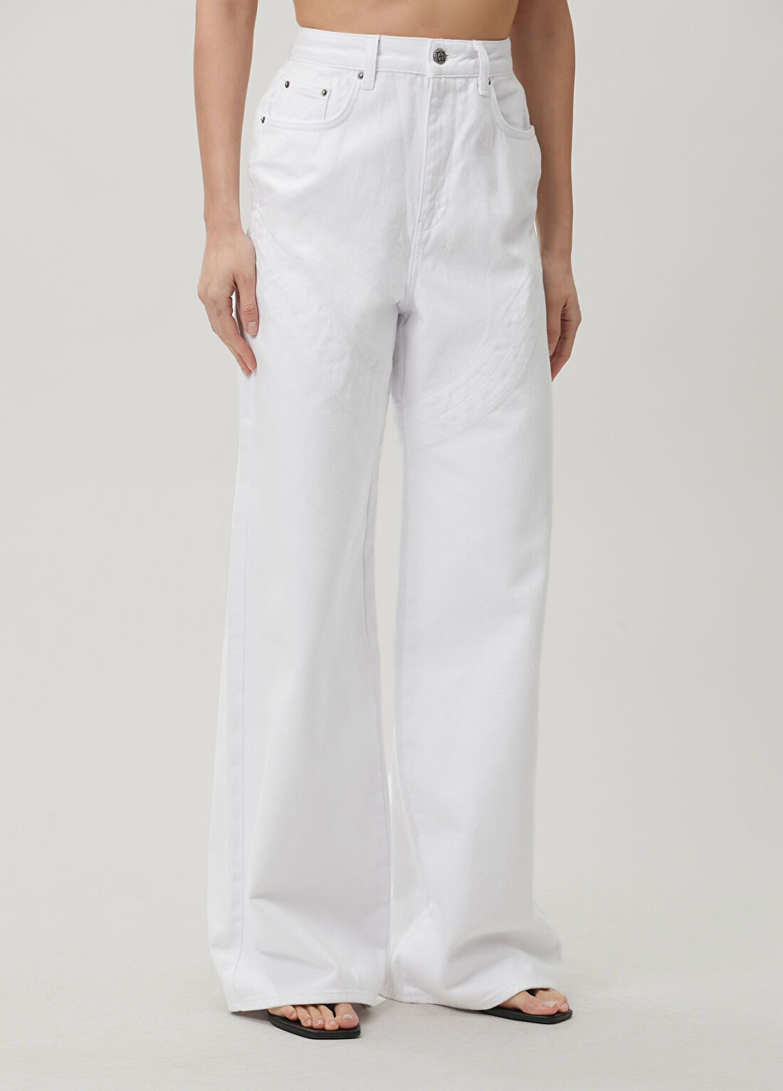KSUBI Beyaz Jean Pantolon görsel 3