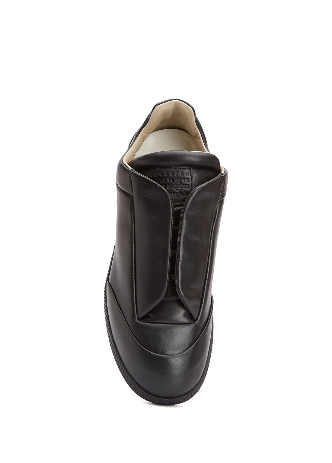 Maison Margiela Future Siyah Erkek Deri Sneaker görsel 4