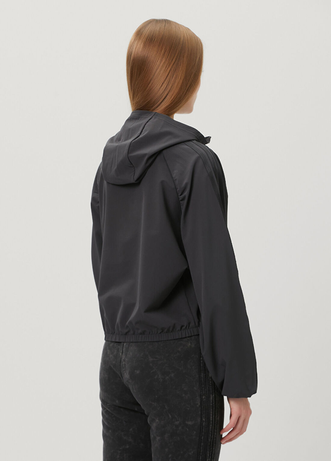 Adidas Originals Sport Siyah Coverup Ceket görsel 4