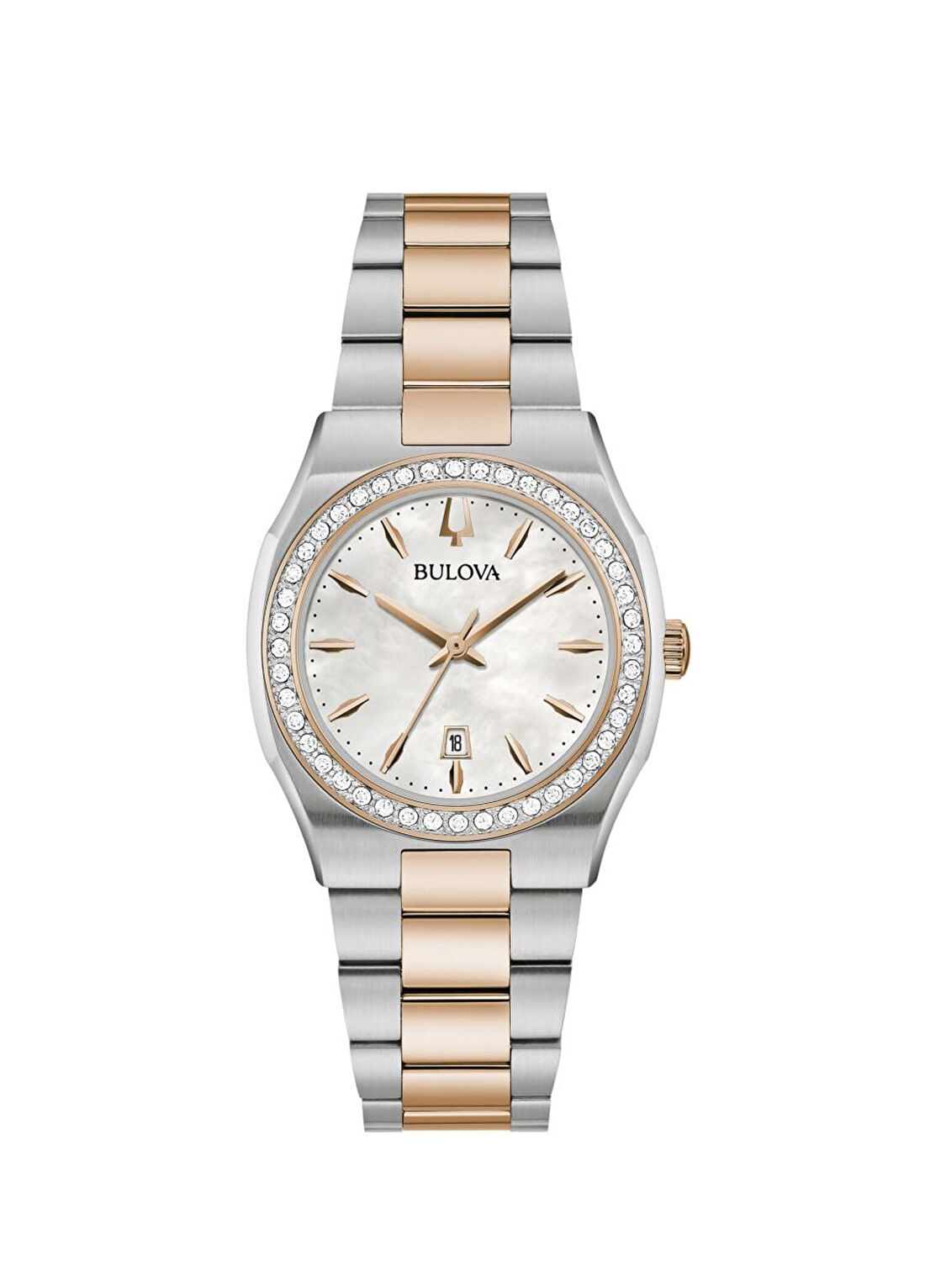 Bulova 98R283 Gri Rosegold Çelik Kadın Kol Saati