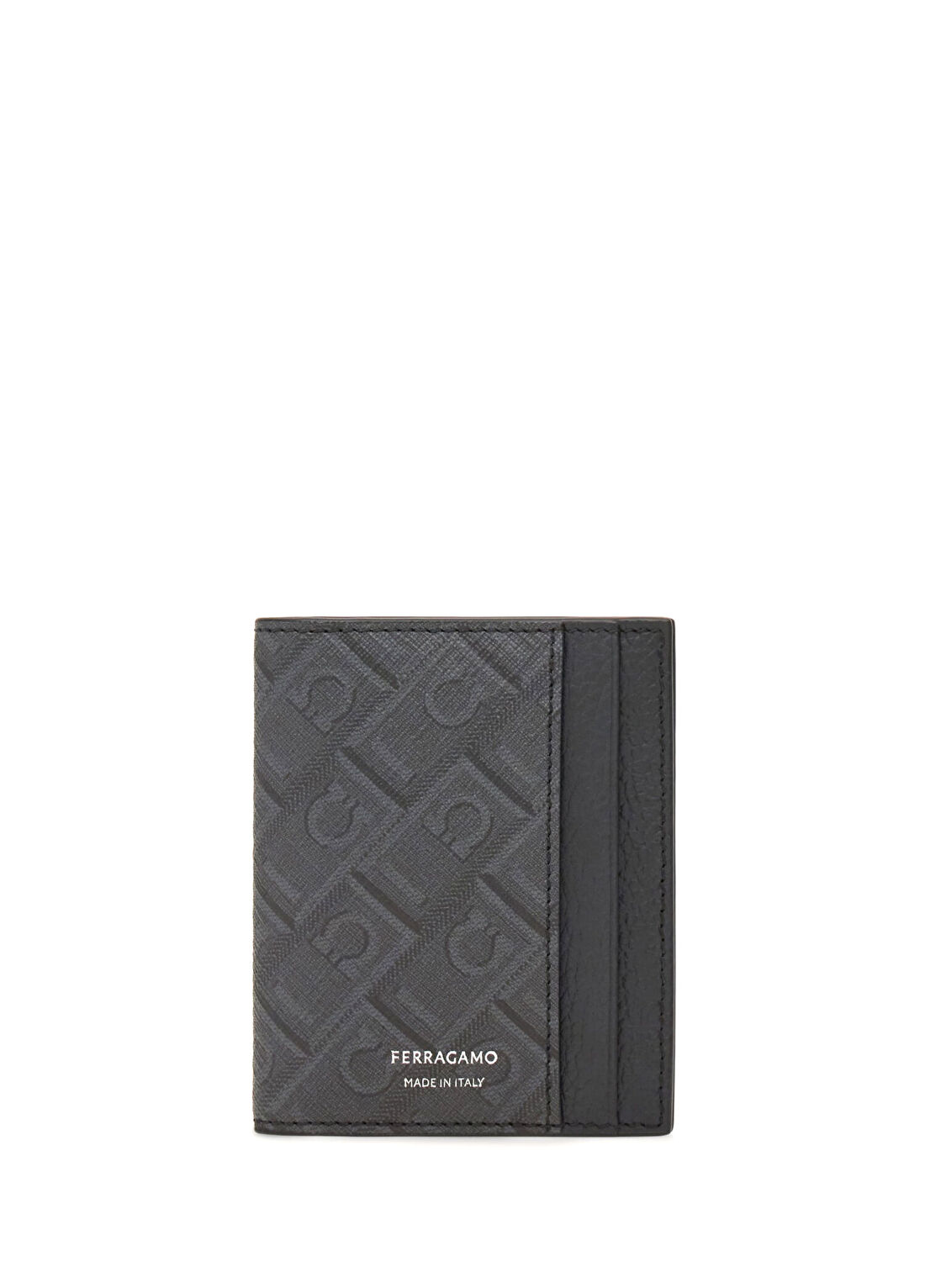 Ferragamo Gri Logo Desenli Erkek Cüzdan