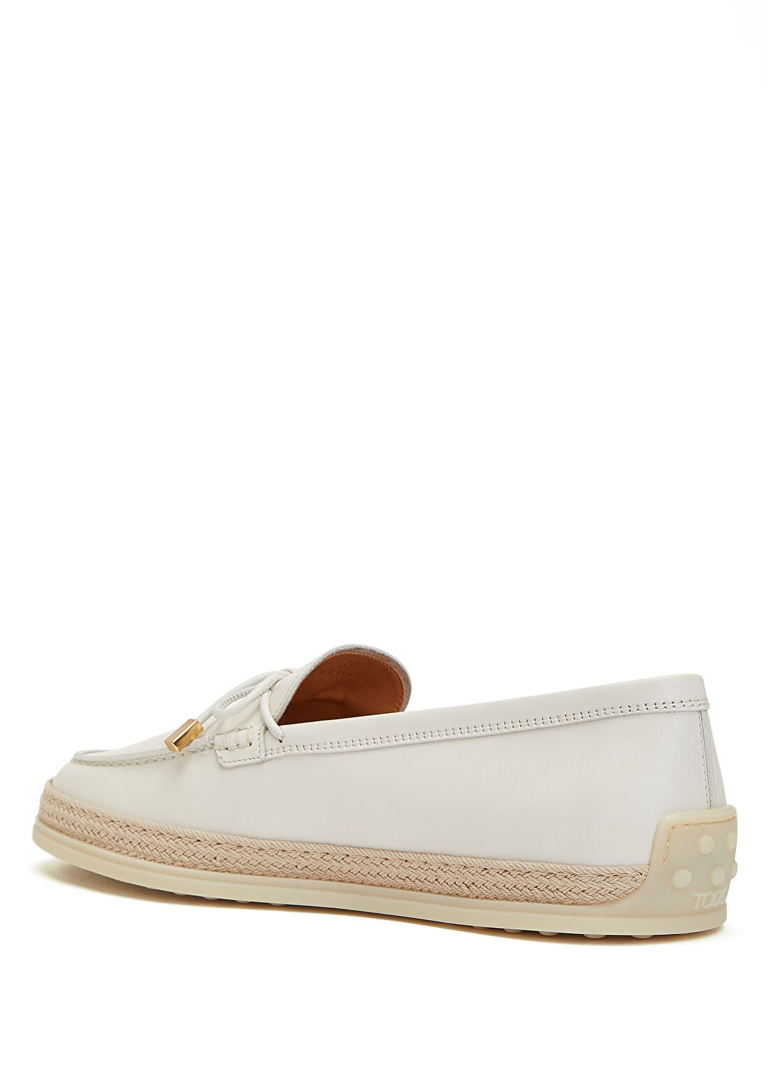 Tod's Beyaz Kadın Deri Loafer görsel 3