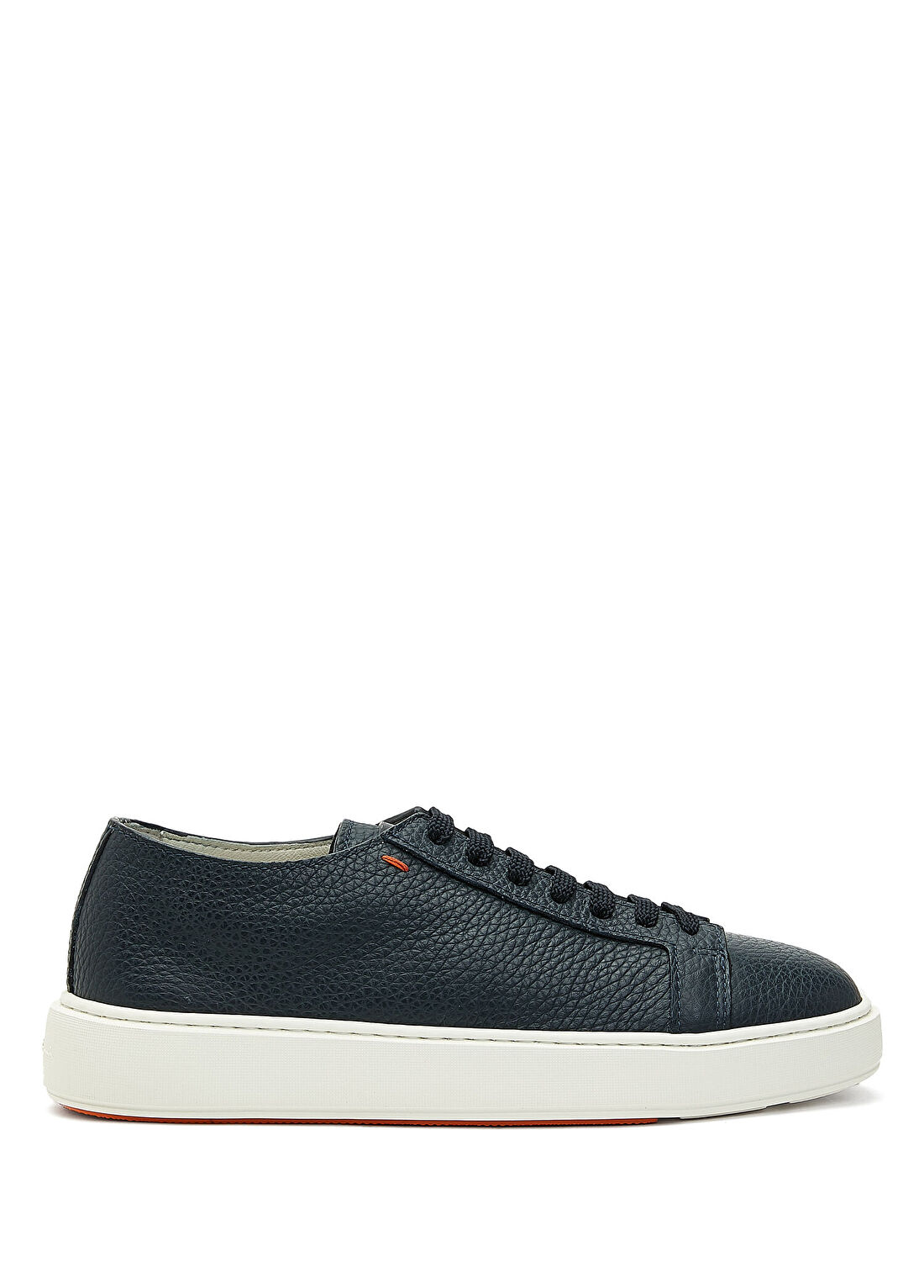 Santoni Mavi Erkek Deri Sneaker