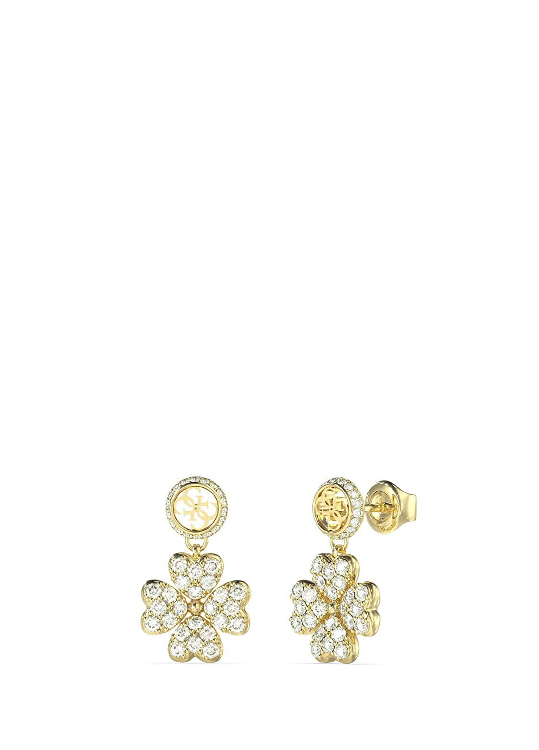 Guess JGUJUBE06045JWYGTU Taşlı Altın Rengi Çelik Kadın Küpe