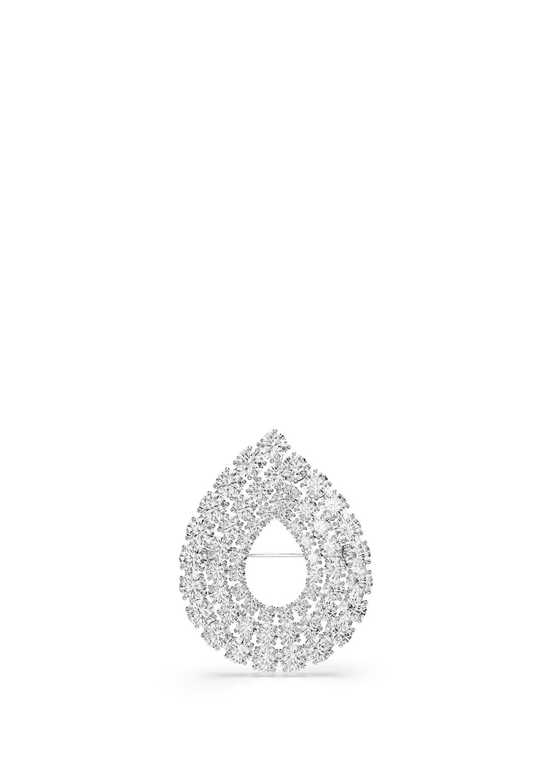 Swarovski Matrıx Brooch Tennis Whıte Rhs Kadın Broş