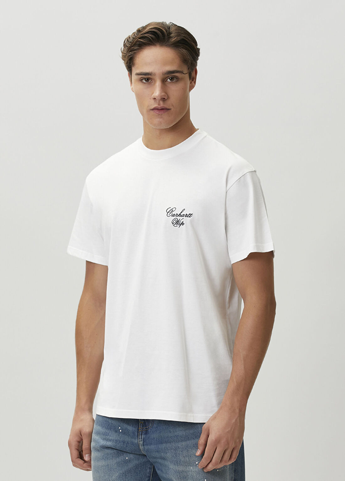 Carhartt WIP Gracious Beyaz Oversize T-shirt görsel 3