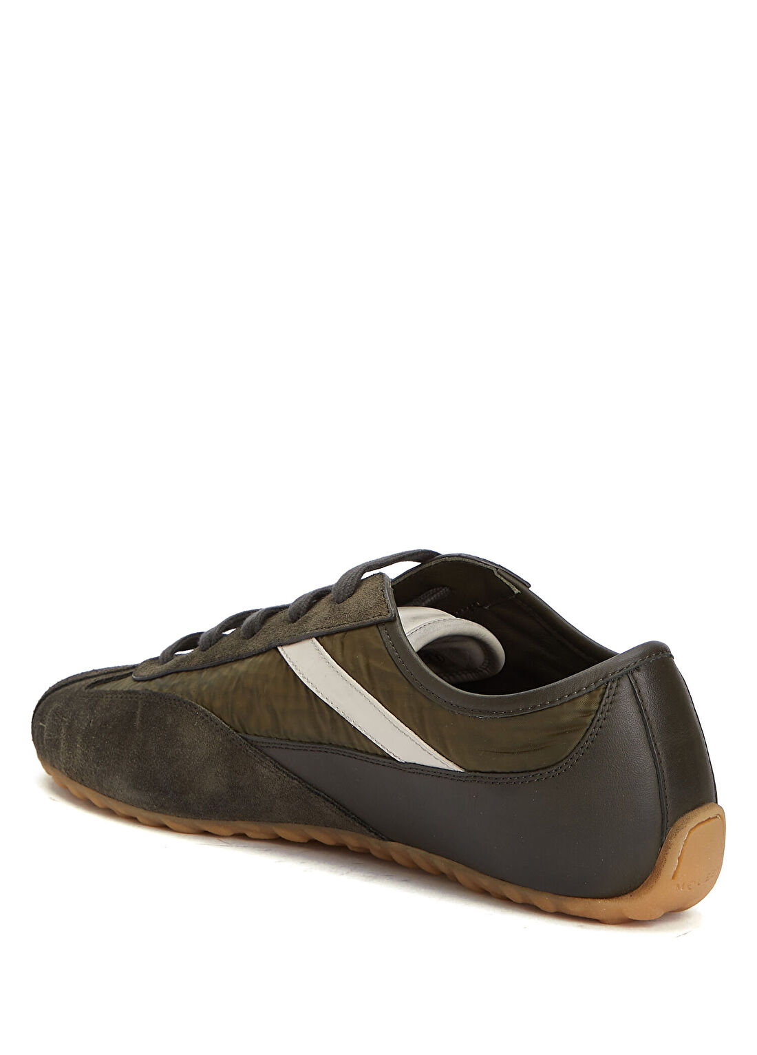 McQueen Boxe Yeşil Erkek Süet Sneaker görsel 3