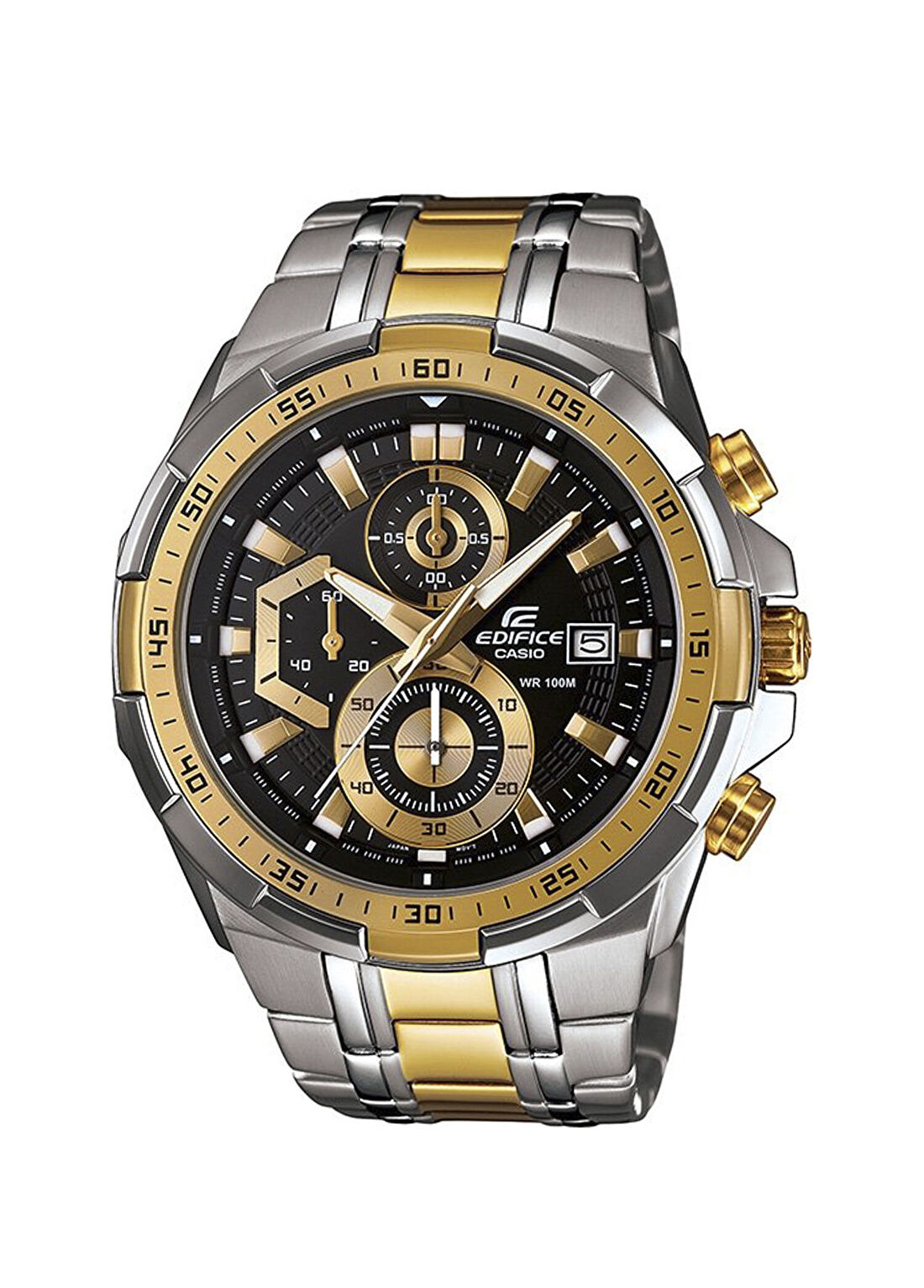 Casio EFR-539SG-1AVUDF Gri Altın Sarısı Çelik Erkek Kol Saati