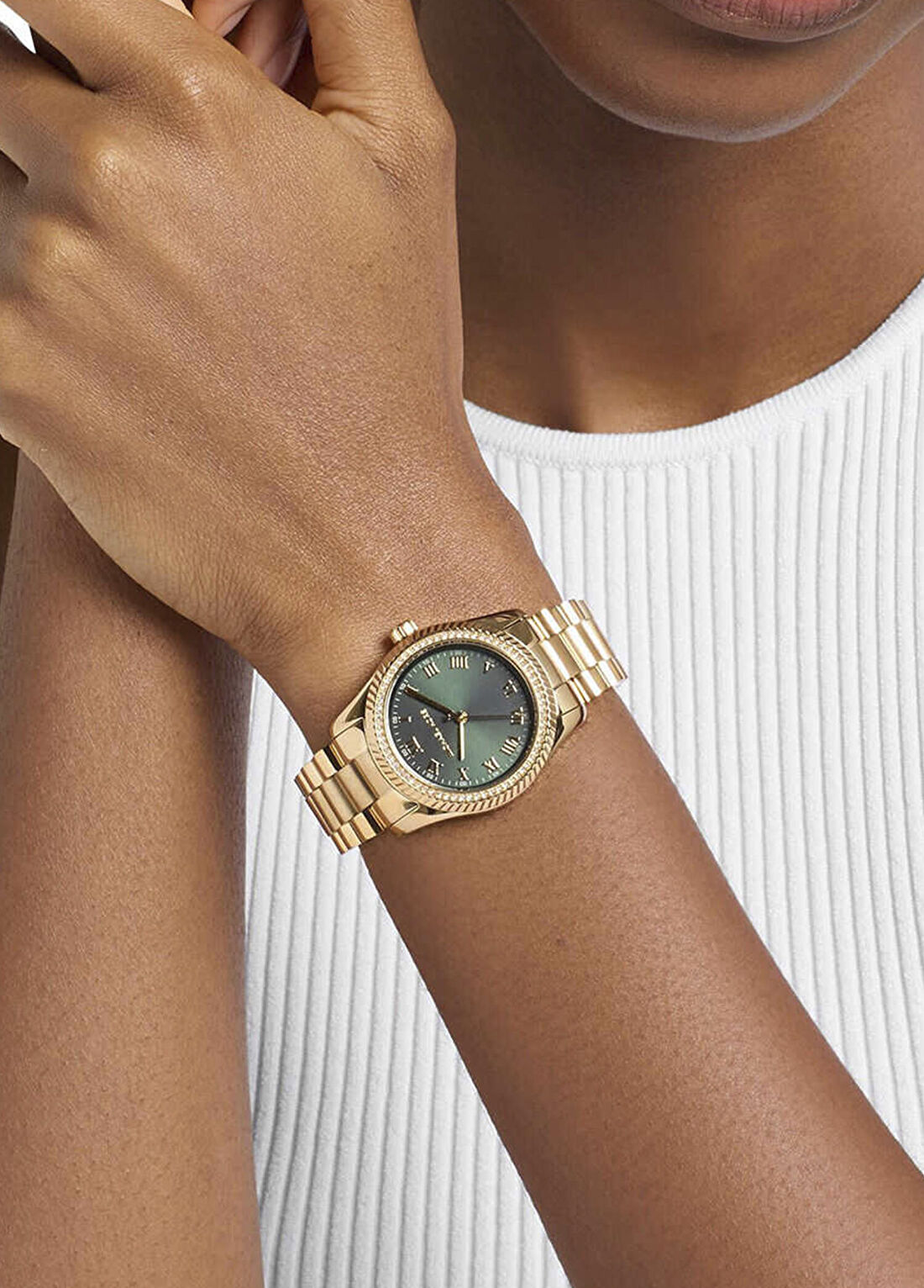 Michael Kors MK7622 Altın Rengi Çelik Kadın Kol Saati görsel 4