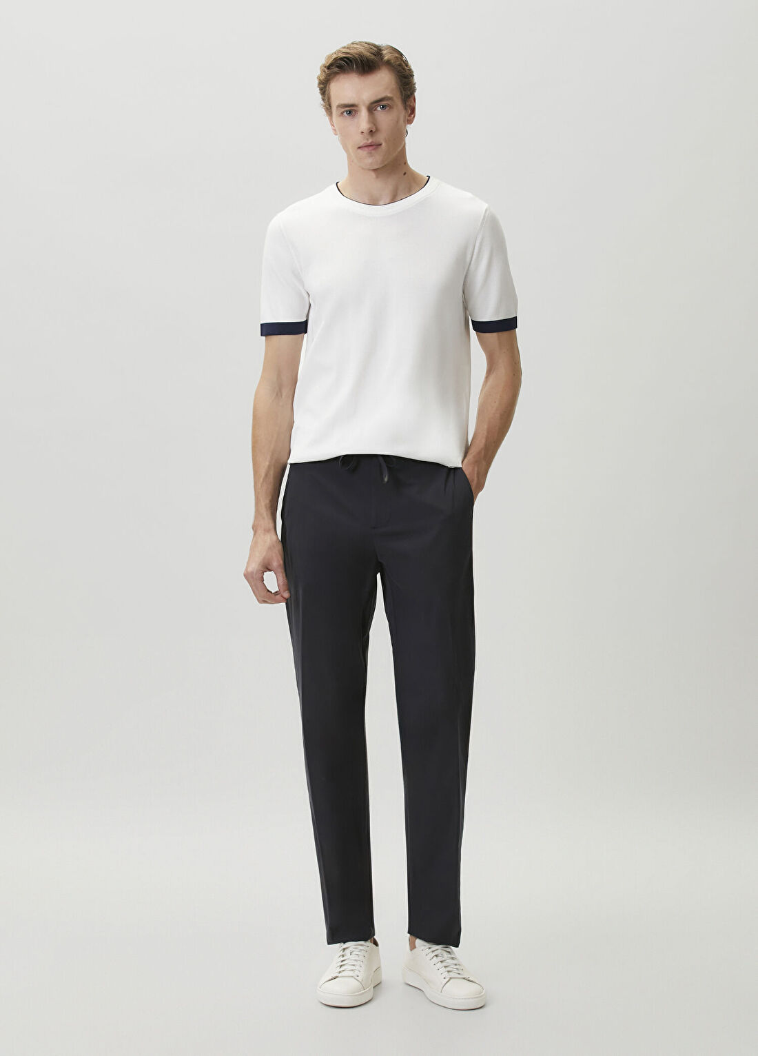 Canali Lacivert Pantolon