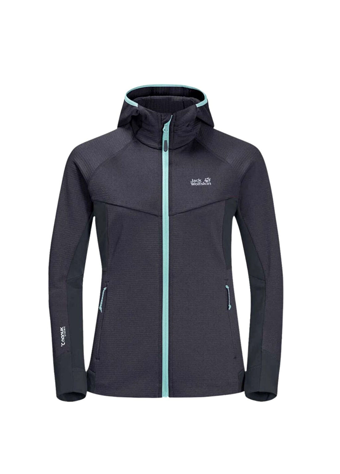 Jack Wolfskin Hydro Grid Fleece Kapüşonlu Kadın Outdoor Ceketi