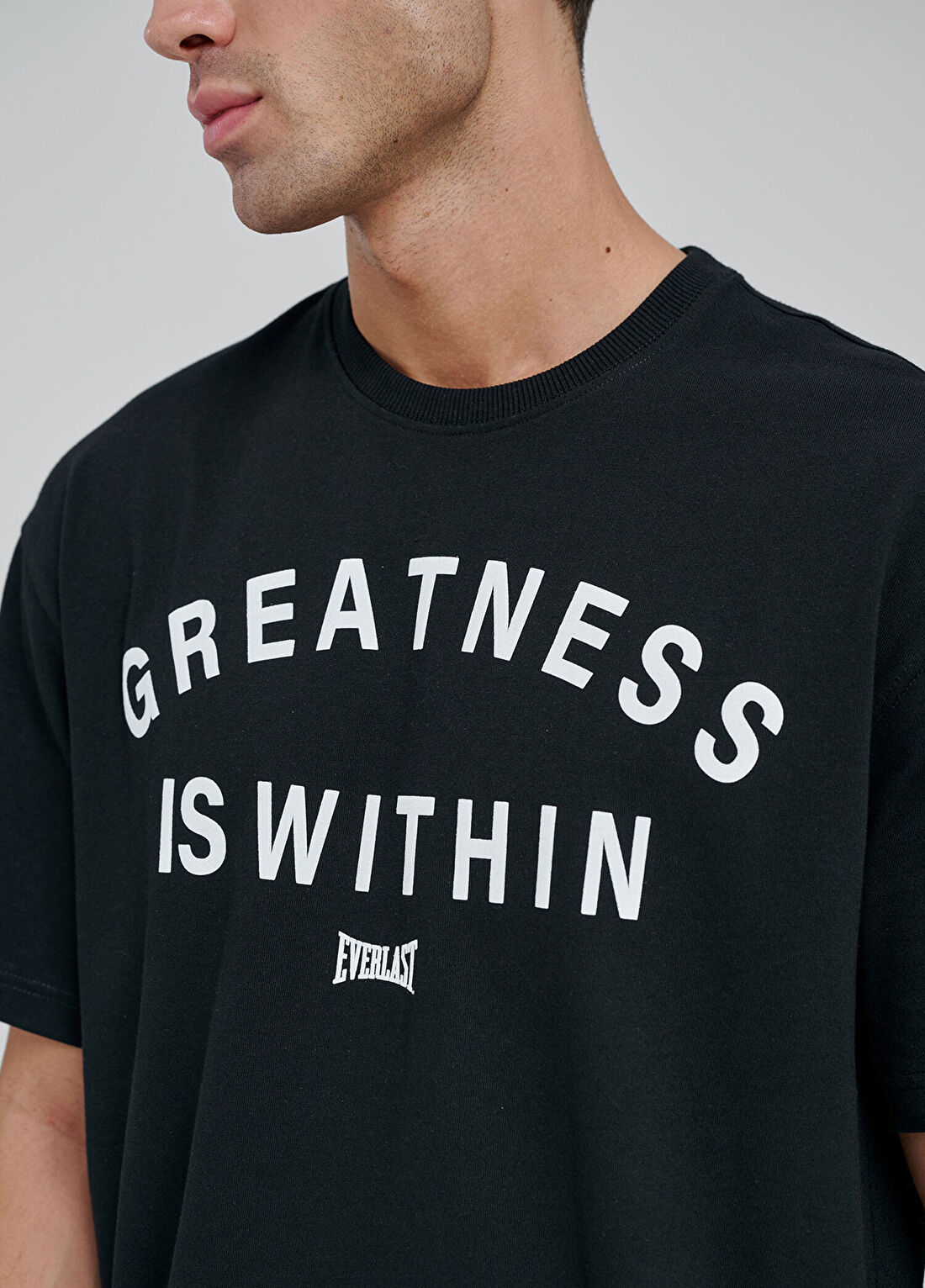 Everlast Greatness Within Comfort Siyah Kısa Kollu Erkek T-Shirt görsel 4