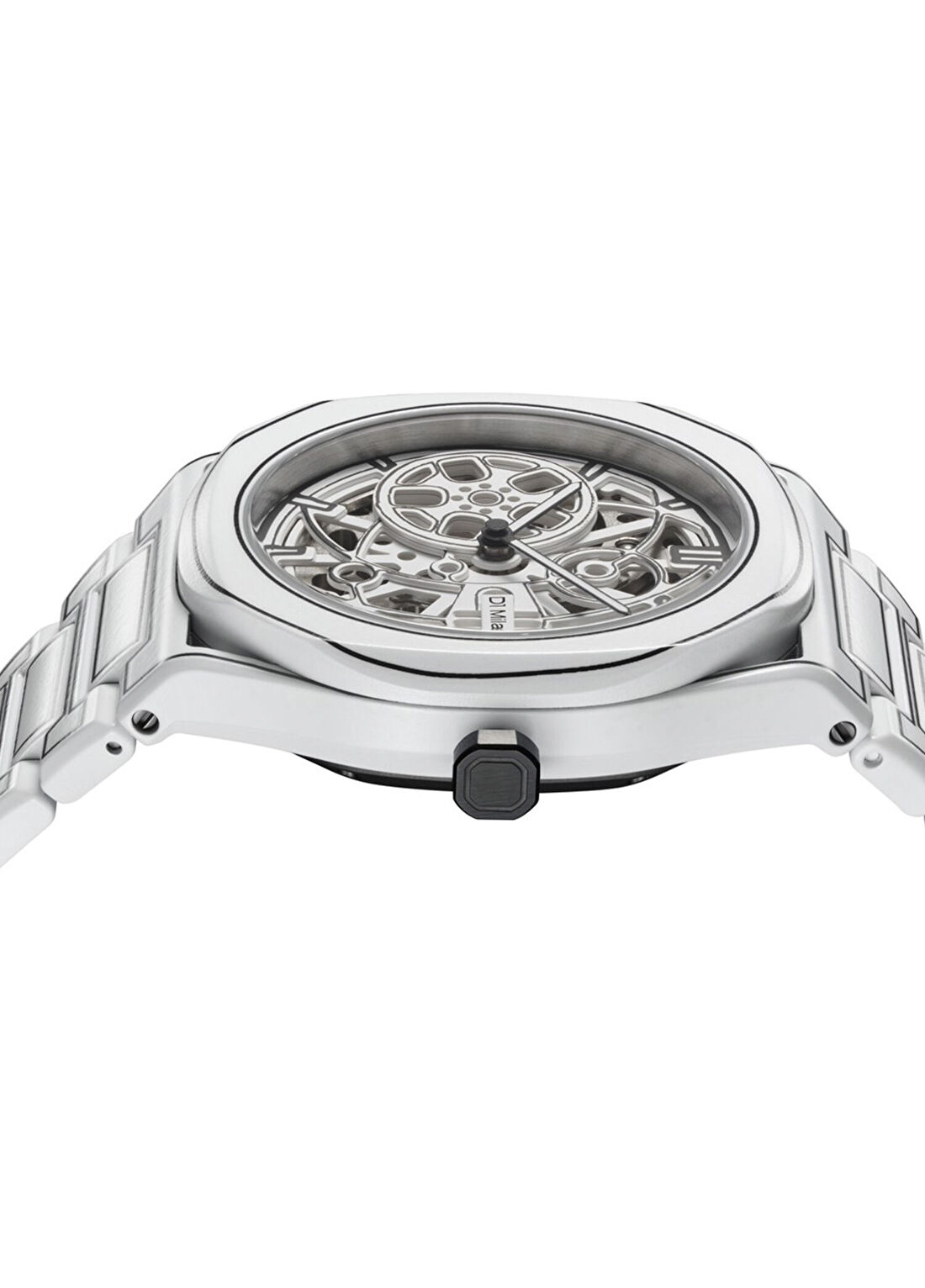 D1 Milano Skeleton White Sketch SKBJ20 Metal Erkek Kol Saati görsel 3