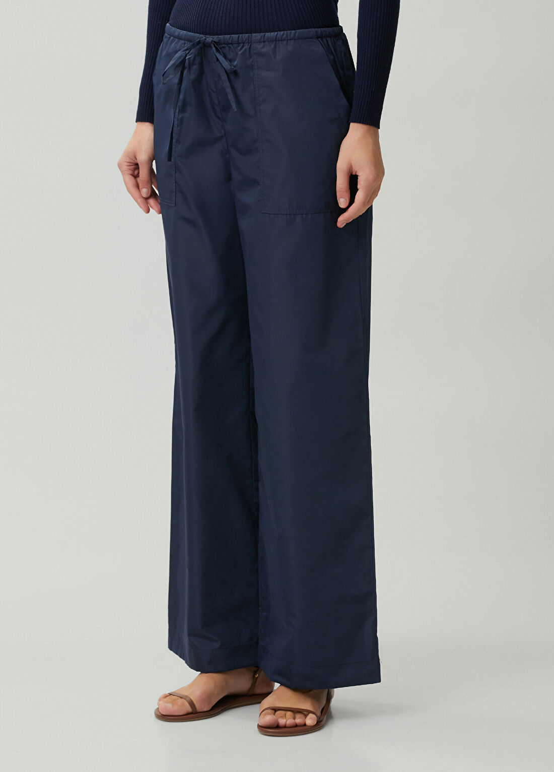 Rag&Bone Claire Lacivert Tafta Pantolon görsel 3
