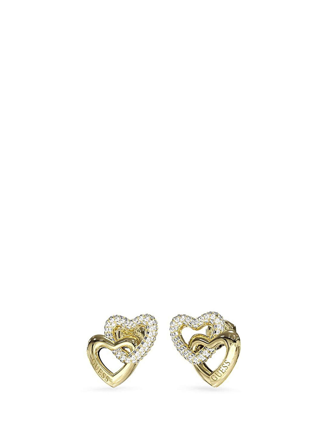 Guess JGUJUBE06015JWYGTU Beloved Kalpli Altın Rengi Çelik Kadın Küpe