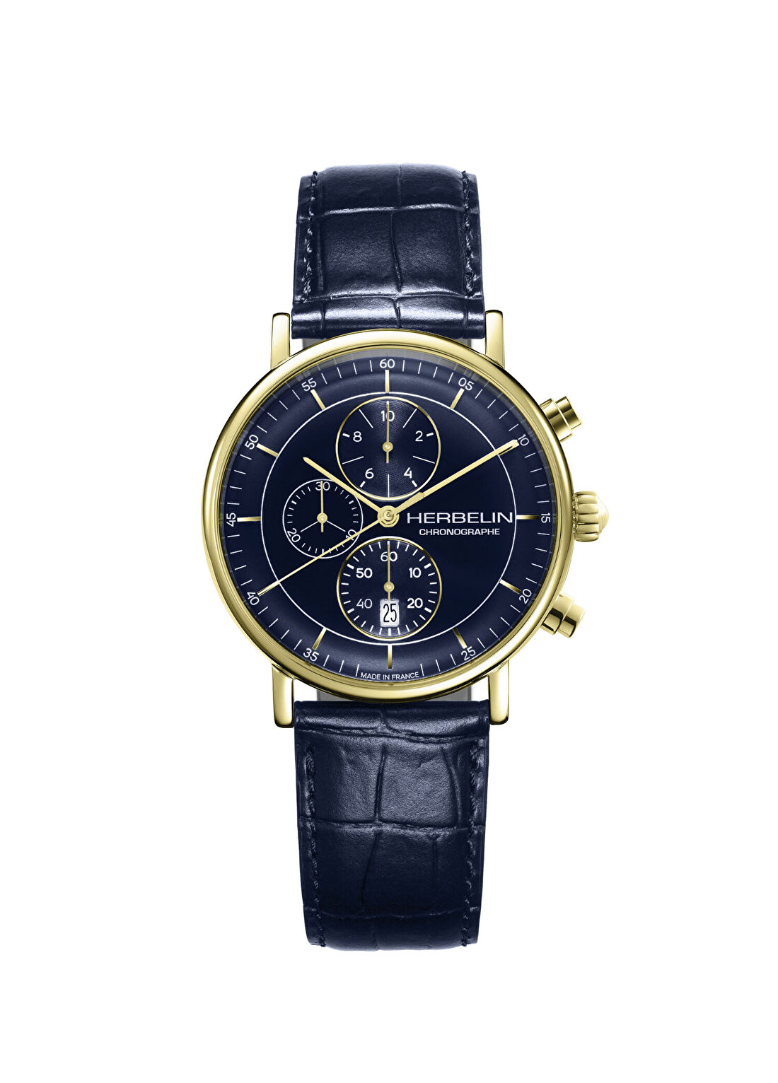 Herbelin Inspiration Chronograph 35647P15 Altın Sarısı Erkek Kol Saati