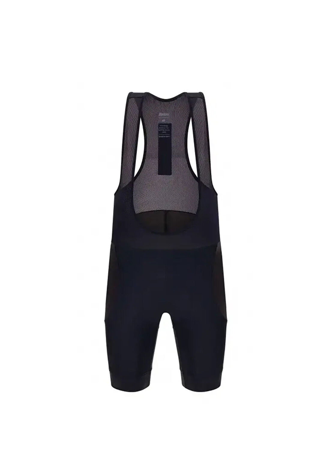 Santini Impact Pad Siyah Askılı Kısa Unisex Bisiklet Taytı