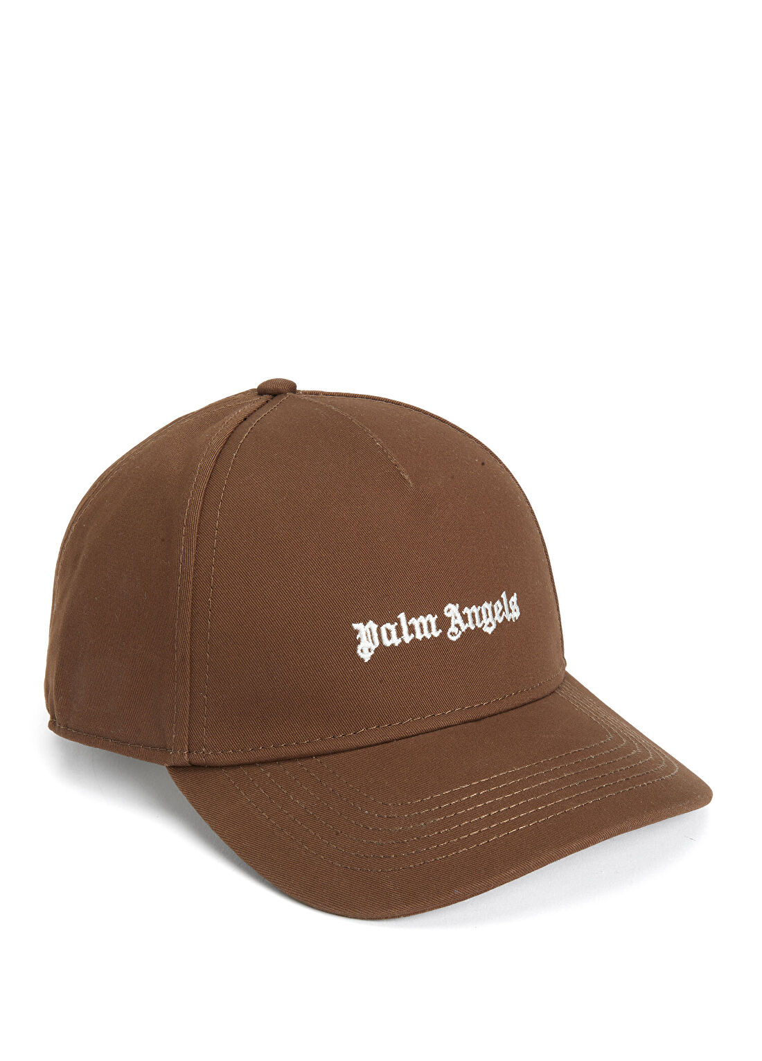 Palm Angels Kahverengi Logo Nakışlı Erkek Şapka