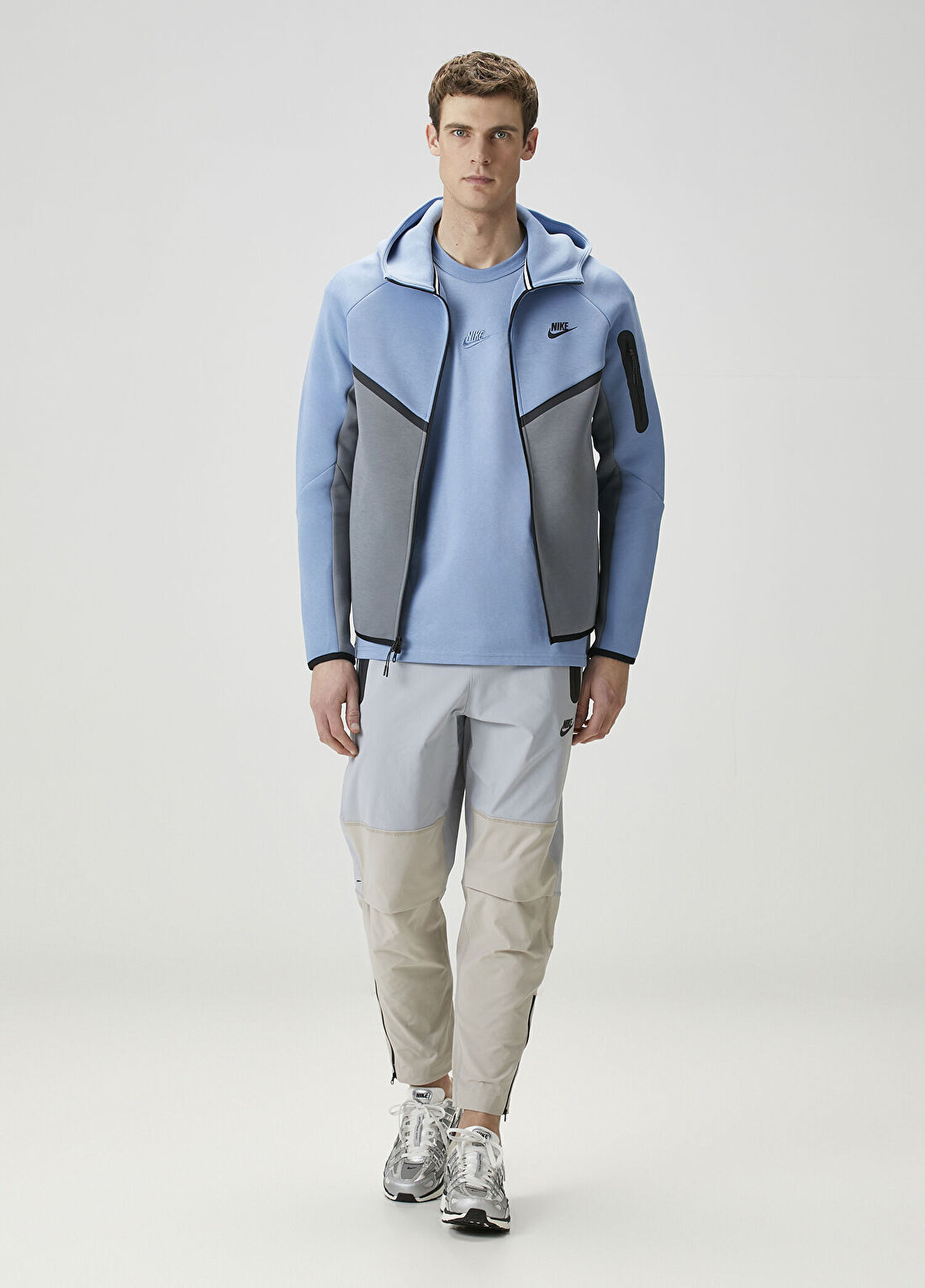 Nike Tech Mavi Sweatshirt görsel 2