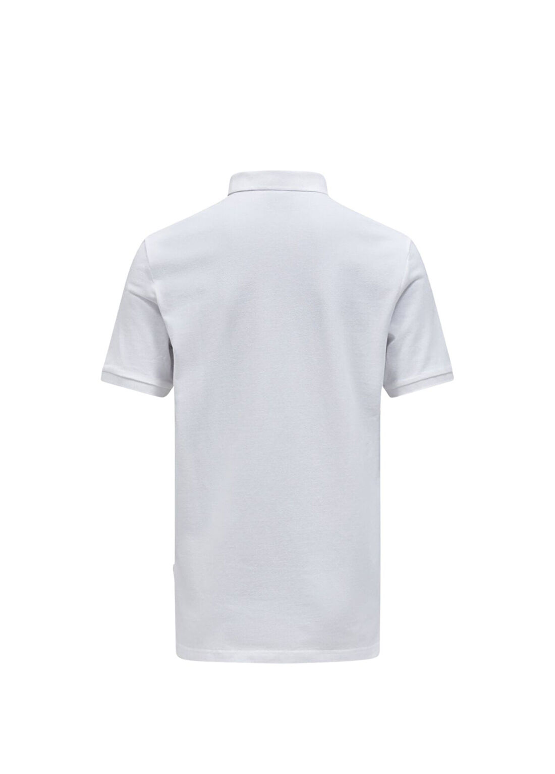 Peak Performance Classic Cotton Beyaz Polo Yaka Kısa Kollu Erkek T-shirt görsel 4