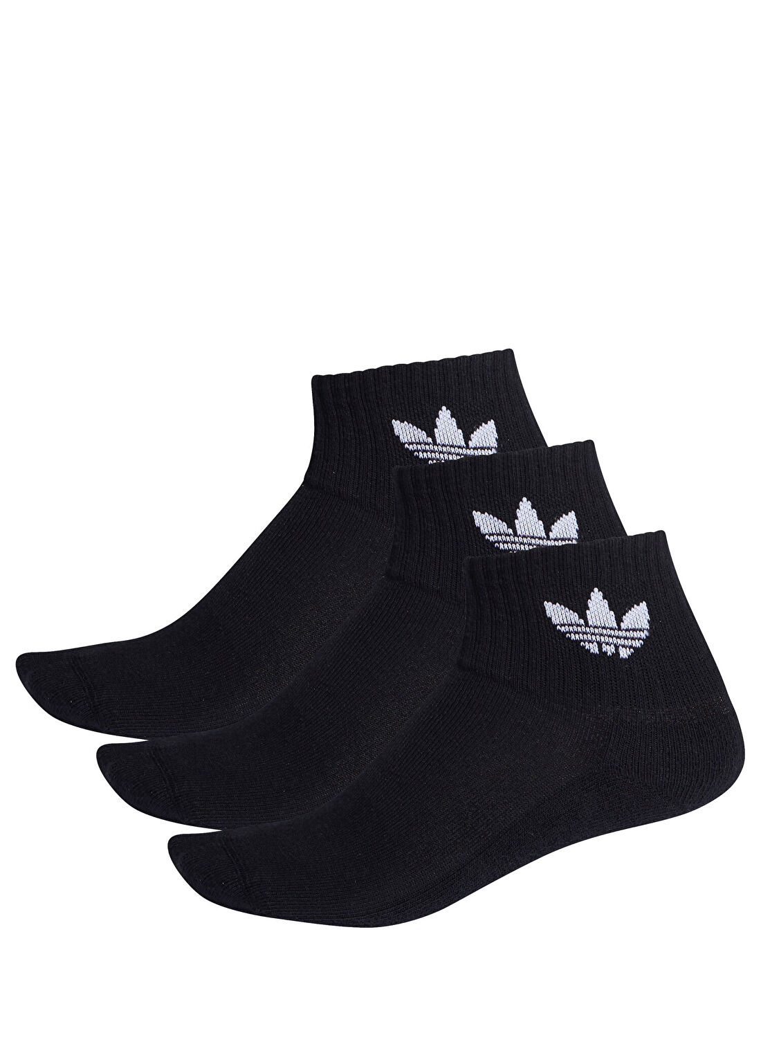 Adidas Siyah 3lü Kadın Çorap görsel 2