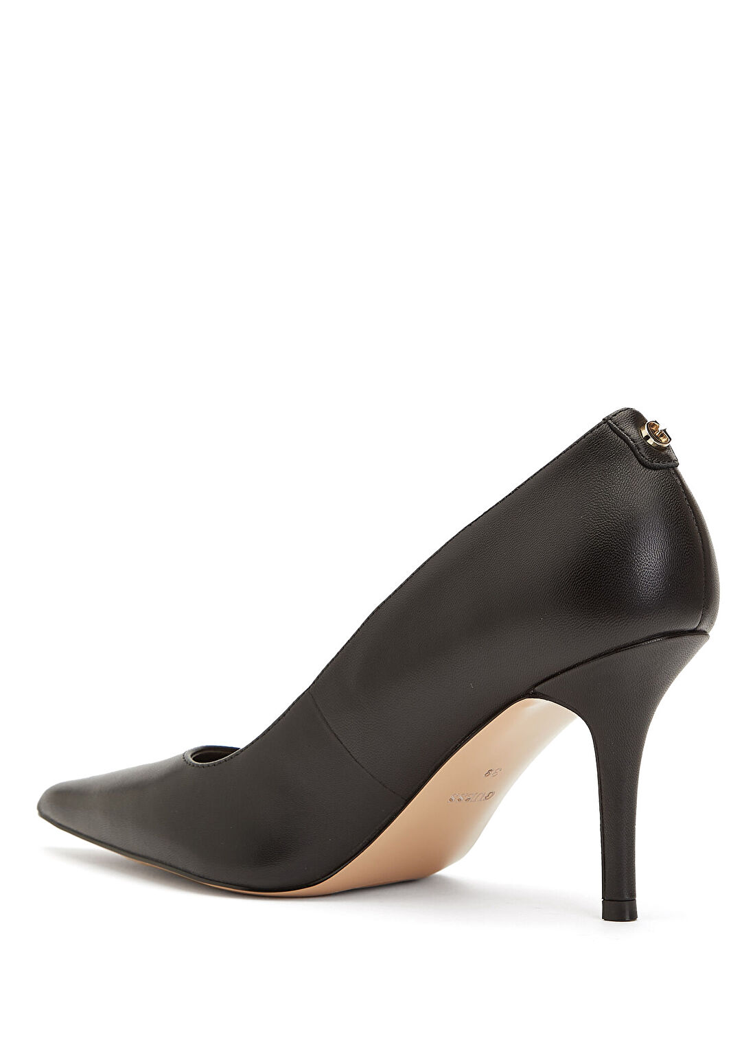 Guess Prindy Siyah Deri Stiletto görsel 3