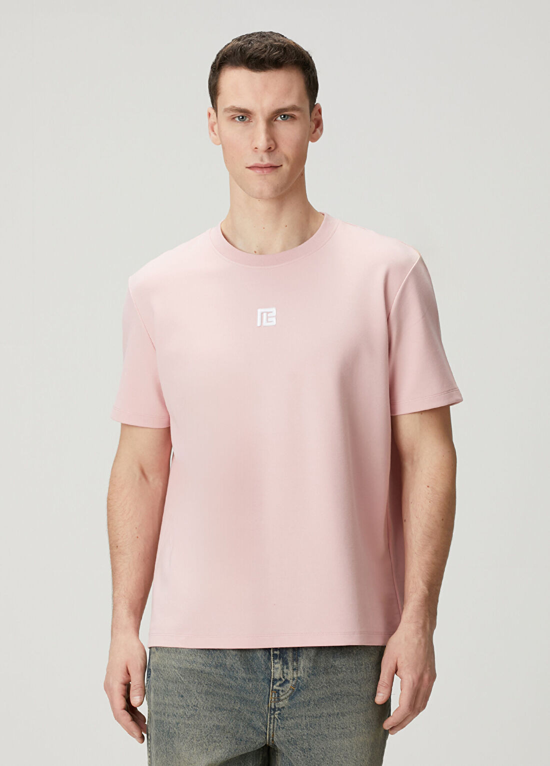 Balmain Regular Fit Pembe T-shirt