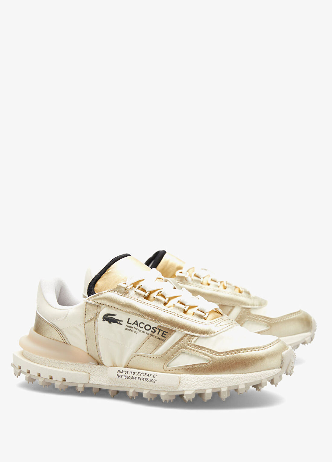 Lacoste Elite Active Krem Kadın Sneaker görsel 2