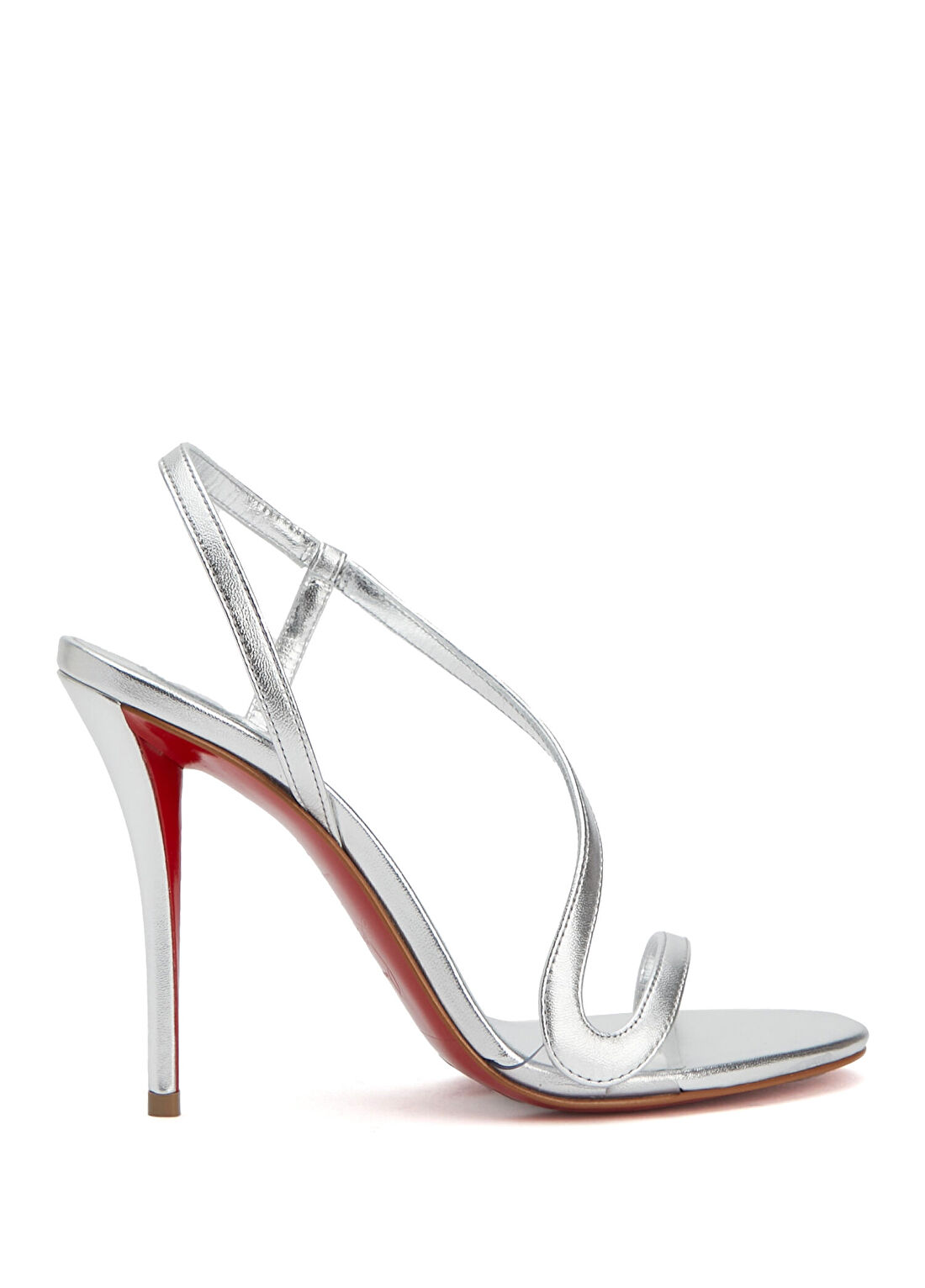 Christian Louboutin Rosa Silver Kadın Deri Sandalet