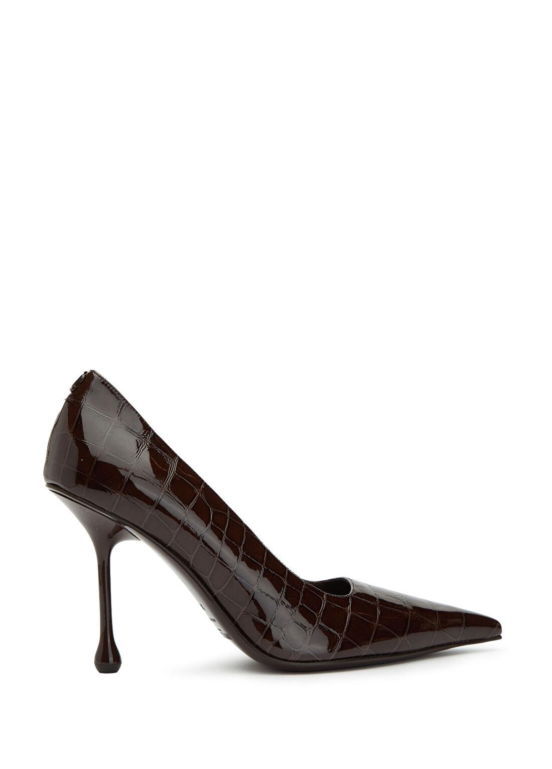 Jimmy Choo Ixia Kahverengi Rugan Deri Stiletto