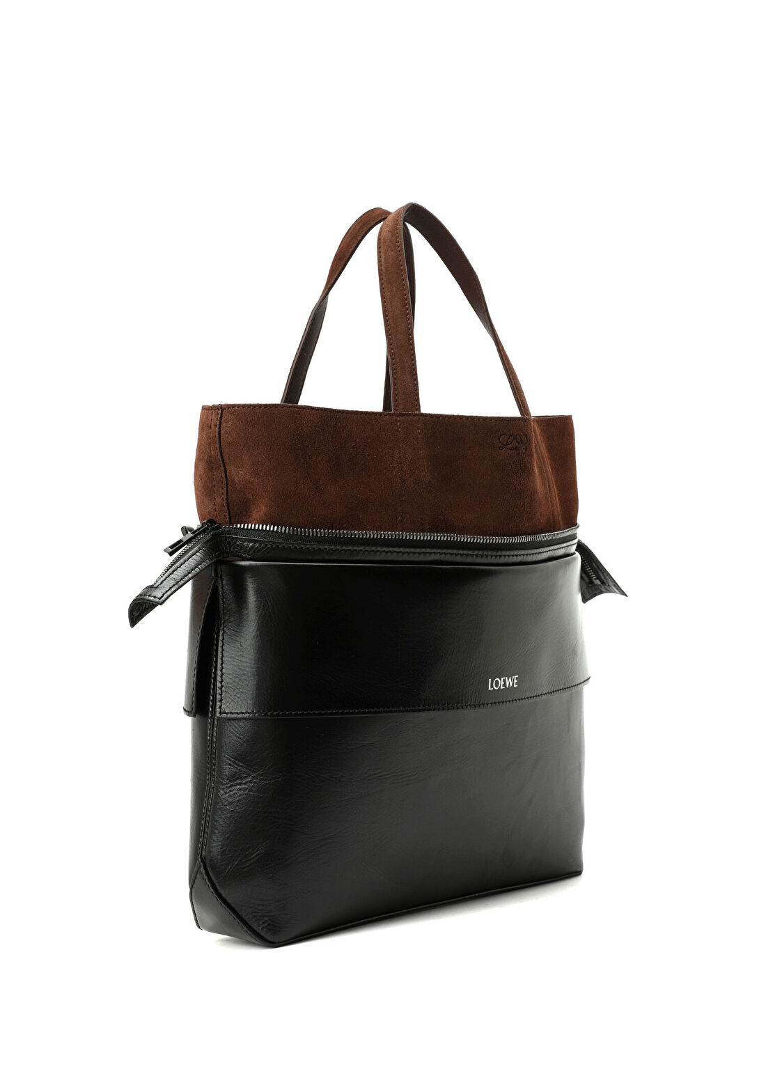 Loewe Switch Siyah Erkek Deri Çanta görsel 2